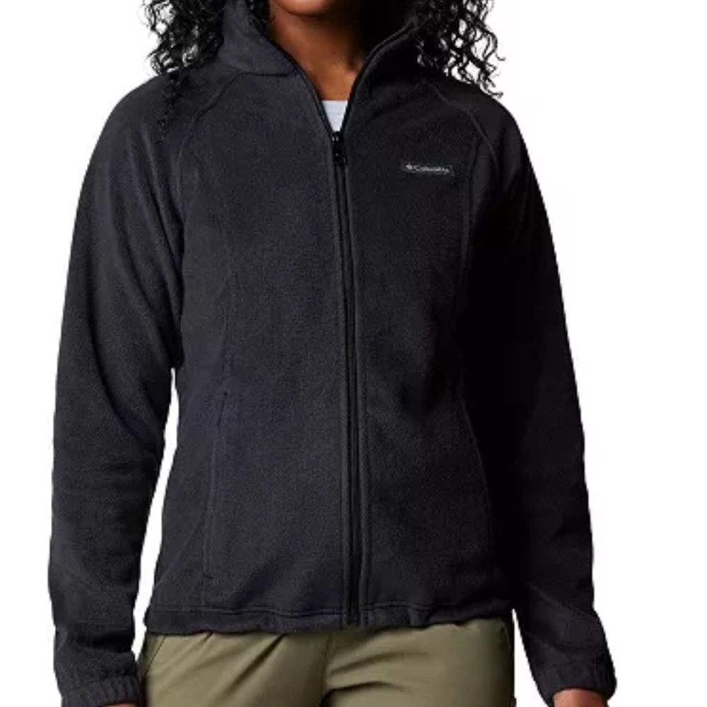 Columbia Women's Black Benton Springs Full Zip Front Jacket